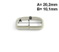 Preview: Schlaufe flach silber