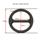 Preview: Stegring 20mm Schwarz Variante 2