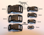 Preview: 25mm Acetal Steckverschluss Kunststoff schwarz