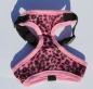 Preview: Katzengeschirr Fellimitat Leopard ROSA