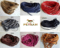Preview: Fettleder Halsband unterlegt, Edelstahl Rollschnalle