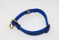 Preview: Halsband "Zugstop" Messing gummiert verstellbar