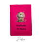 Preview: Impfpass-Hülle Filz Katze Pink / Ihr Name