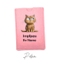 Preview: Impfpass-Hülle Filz Katze Rosa / Ihr Name