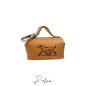 Preview: Kacktüten-Tasche Leder, personalisiert, Poo-bag