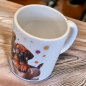 Preview: Kaffeetasse Motiv 16 schwarzes Kätzchen