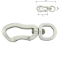 Preview: Sicherheitskarabiner aus Aluminium 74 mm