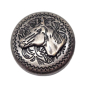 Preview: Concho Pferdekopf Altsilber 25mm (7)