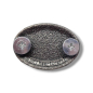 Preview: Concho "Western" silber mit blauem Stein