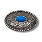 Preview: Concho "Western" silber mit blauem Stein