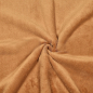 Preview: Kuschelfleece Wellnessfleece doppelseitig, camel Microfleece 0,5m