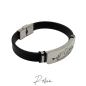 Preview: Armband Heartbeat Rhodesian Ridgeback Love Edelstahl Silber(1)