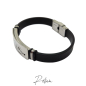 Preview: Armband Heartbeat Rhodesian Ridgeback Love Edelstahl Silber(1)