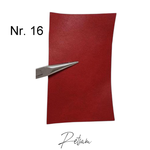 Musterstück Leder fürs Unterlegen von Halsbändern Part 1 (No 1-16)