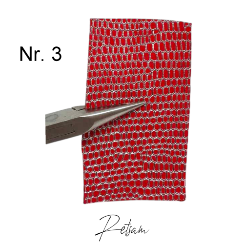 Musterstück Leder fürs Unterlegen von Halsbändern Part 1 (No 1-16)