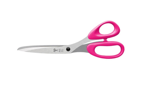 Premium Schere für Leder / Fettleder PINK