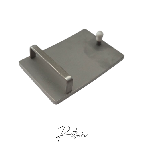 Preview: Gürtelschnalle Edelstahl massiv für 35mm Gürtel