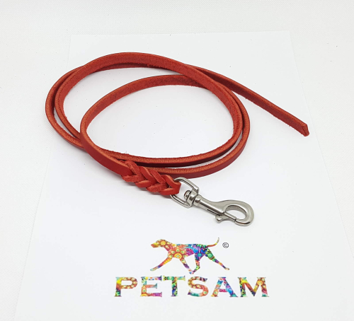 Fettlederleine, 10m Länge, Edelstahl Karabiner ohne Handschlaufe