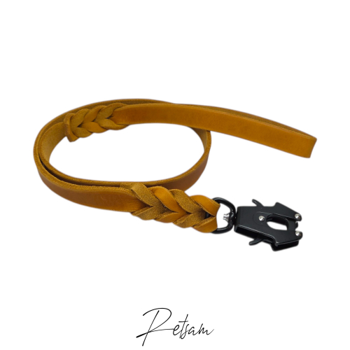 Fettlederleine, 1m Länge, FROG Karabiner MIT Handschlaufe