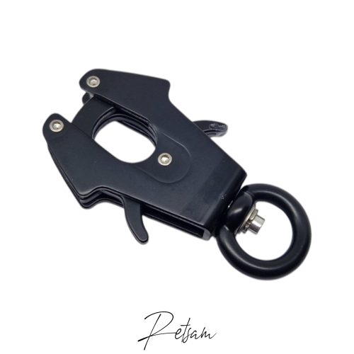 Frog Aluminium Sicherheitshaken runde Öse bis 15mm