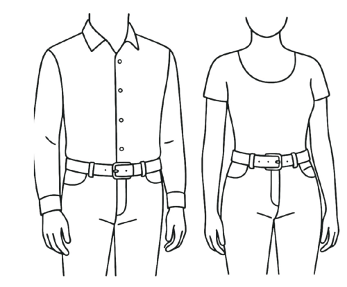 Gürtel mit Gürtelschnalle Wechselschnalle Edelstahl Rhodesian Ridgeback Stand 40er