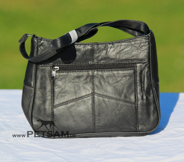 Ledertasche, Handtasche *Gassi* schwarz 11444-04