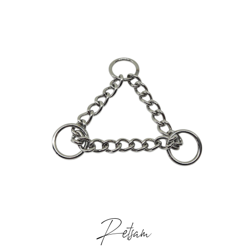 Silber Zugstopkette 19,5mm O-Ringe (12) Hochglanz verchromt