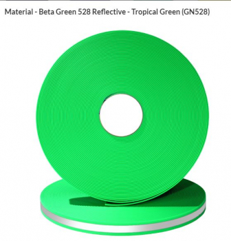 Beta-Reflex BioThane® Neongrün 19mm