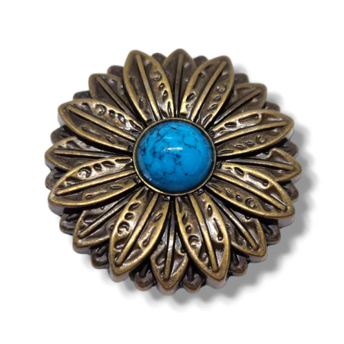 Concho Golden Flower 30mm (13)