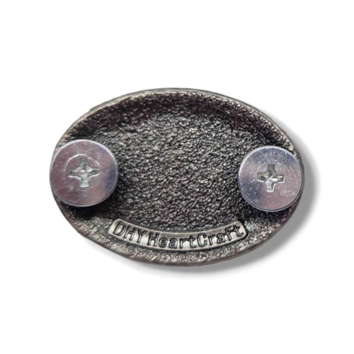 Concho "Western" silber mit blauem Stein