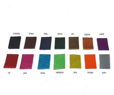 Fettleder Halsband Geschirrschnalle Schwarz - zeitlos