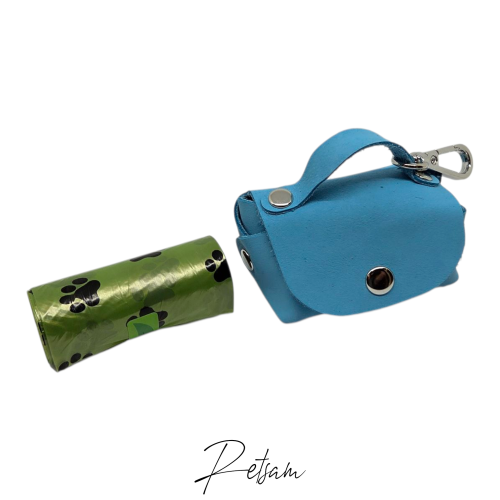 Kacktüten-Tasche türkis Leder (4)
