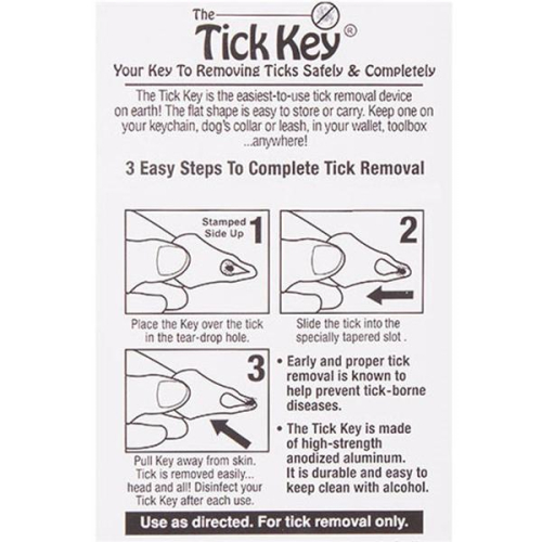 "Tick Key" Zeckenzange Zeckenentferner lila