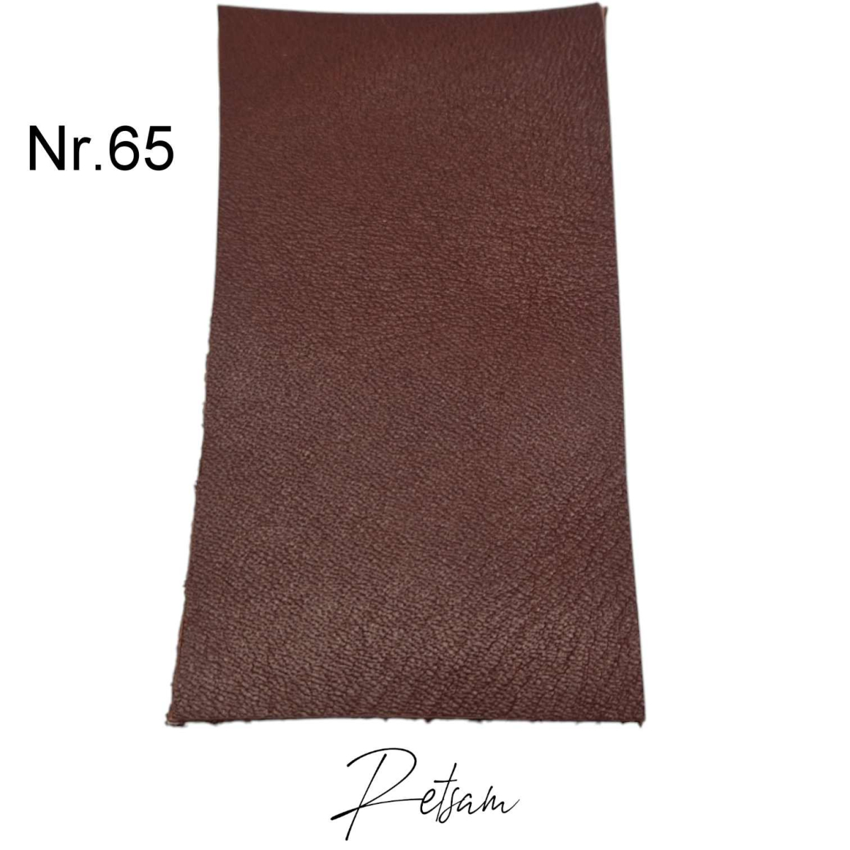 25x80cm Lederstreifen warmer Rotbraunton  (65) Zuschnitt Lederstück Leder