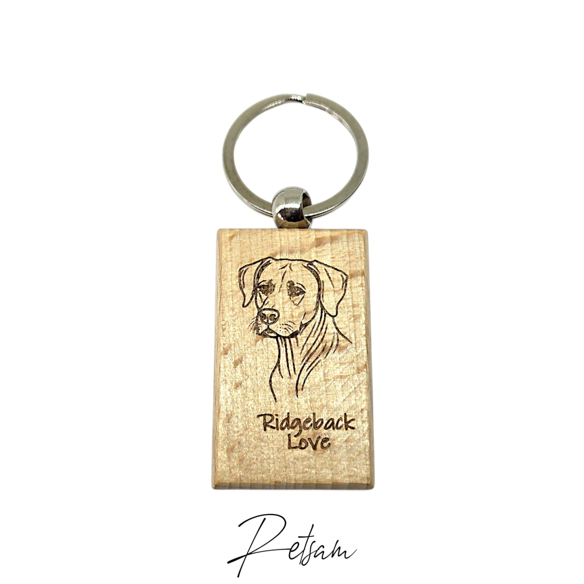 Schlüsselanhänger Ridgeback (5) Name / Logo Rückseite