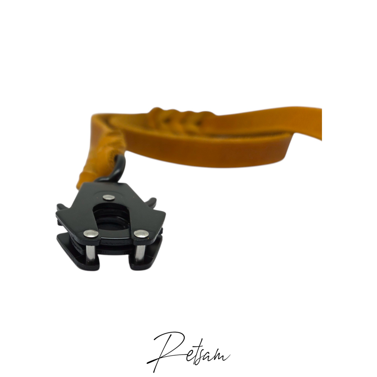 Fettlederleine, 1m Länge, FROG Karabiner MIT Handschlaufe