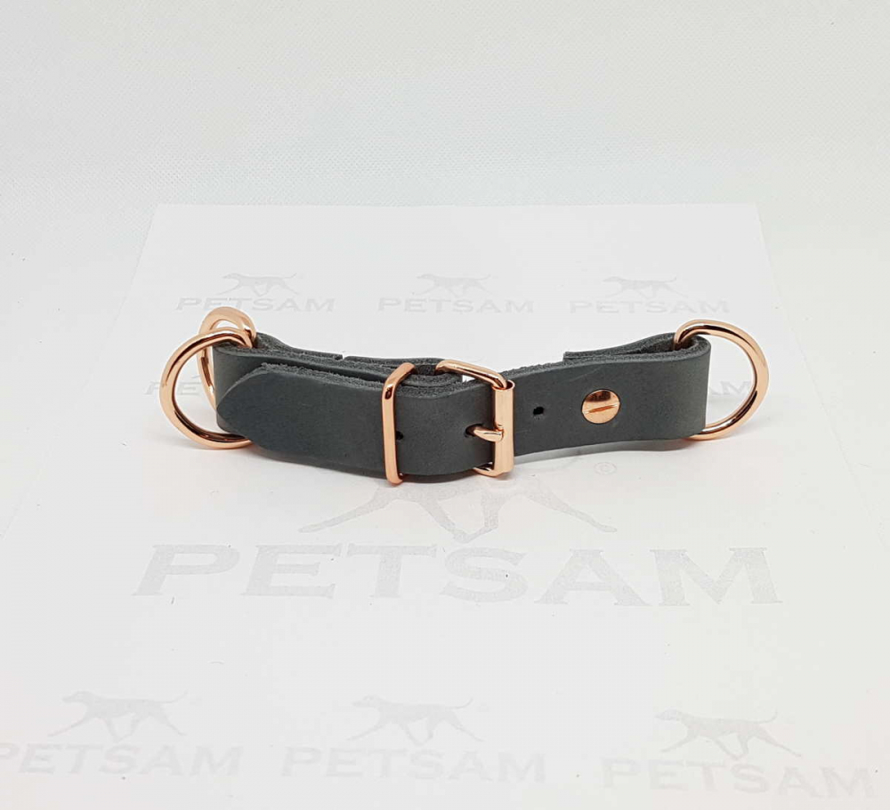 Paracord-Adapter Fettleder Rollschnalle Rosegold D-Ringe