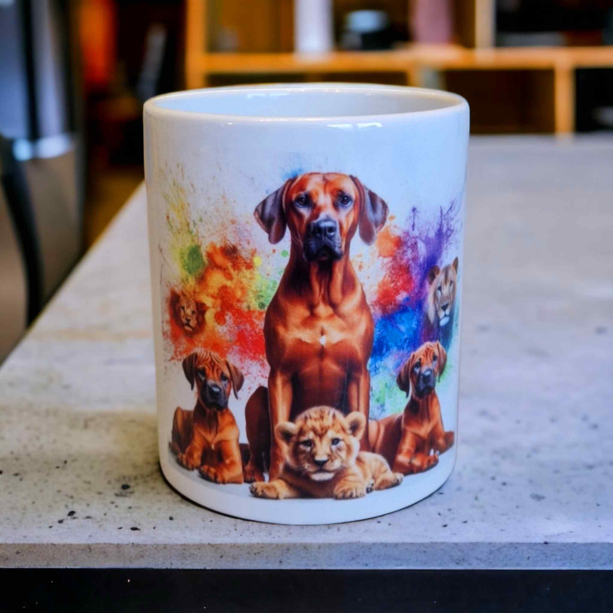 Kaffeetasse Motiv 1 Rhodesian Ridgeback