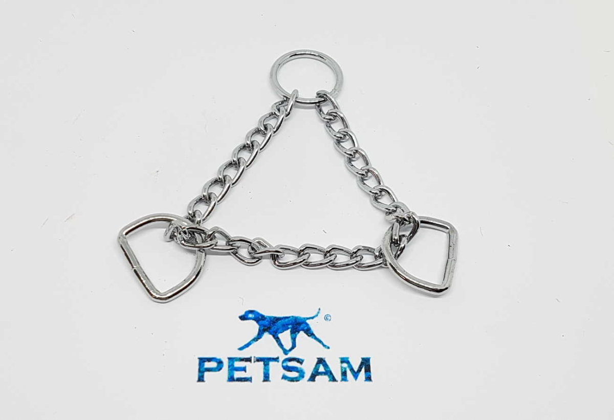 Silber Zugstopkette D-Ringe 20mm (23)
