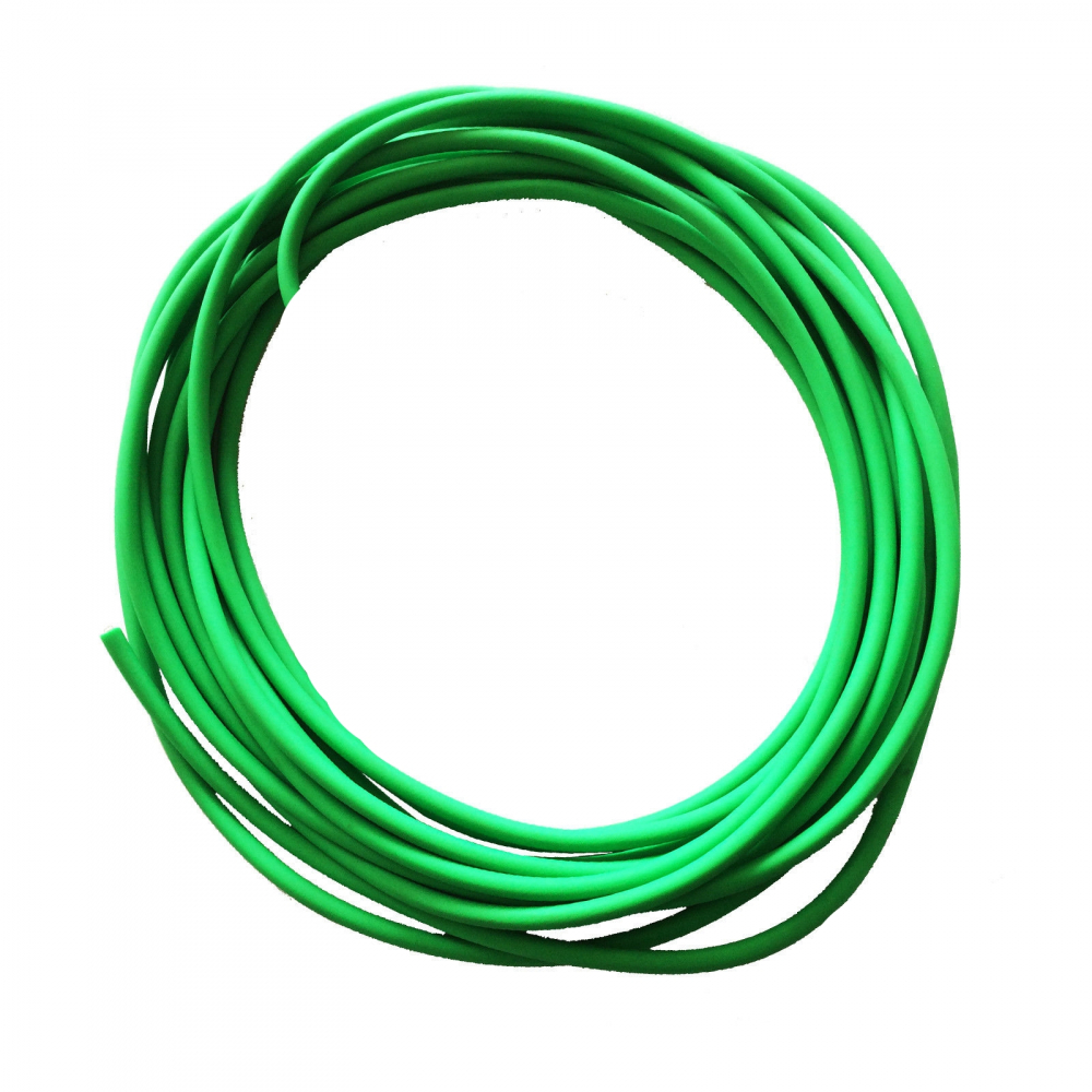 Beta-Biothane 6,4mm NEONGRÜN RUND Reststück 1m