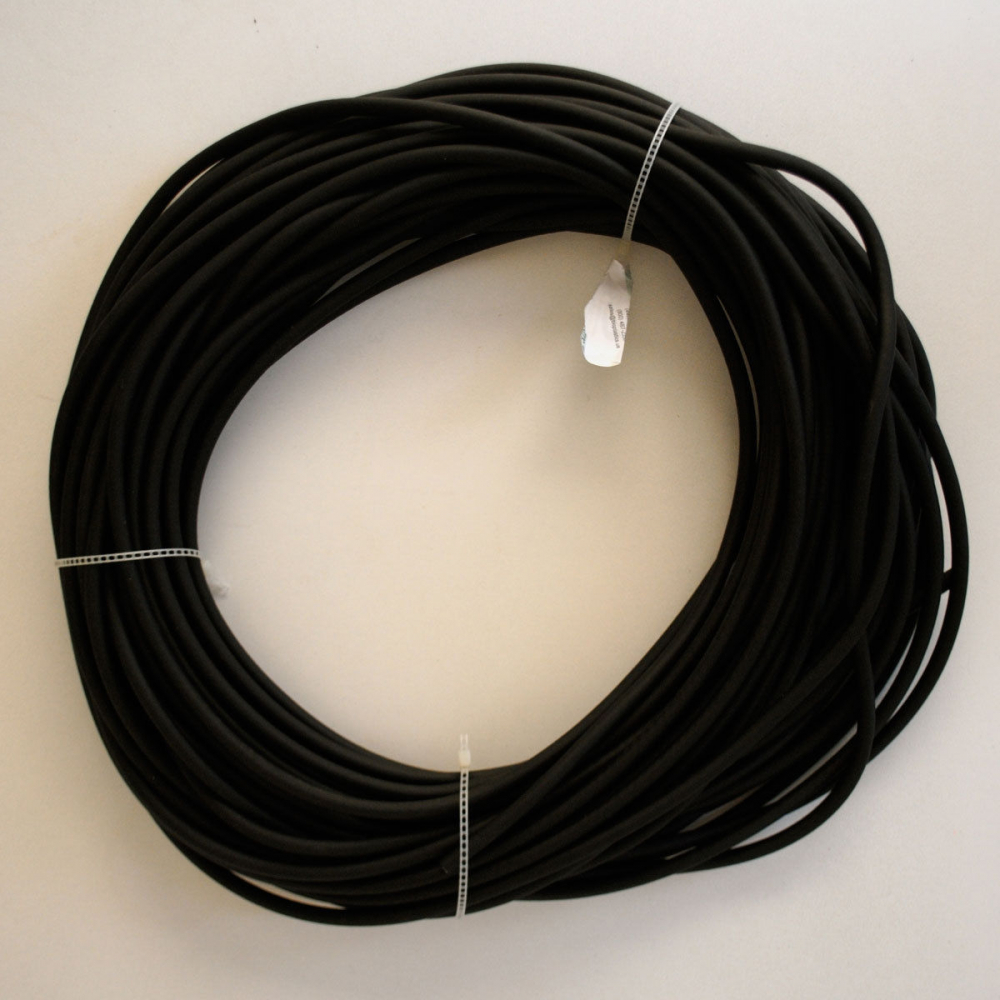 Beta-Biothane 8mm SCHWARZ RUND Meterware (Reststück 1m)