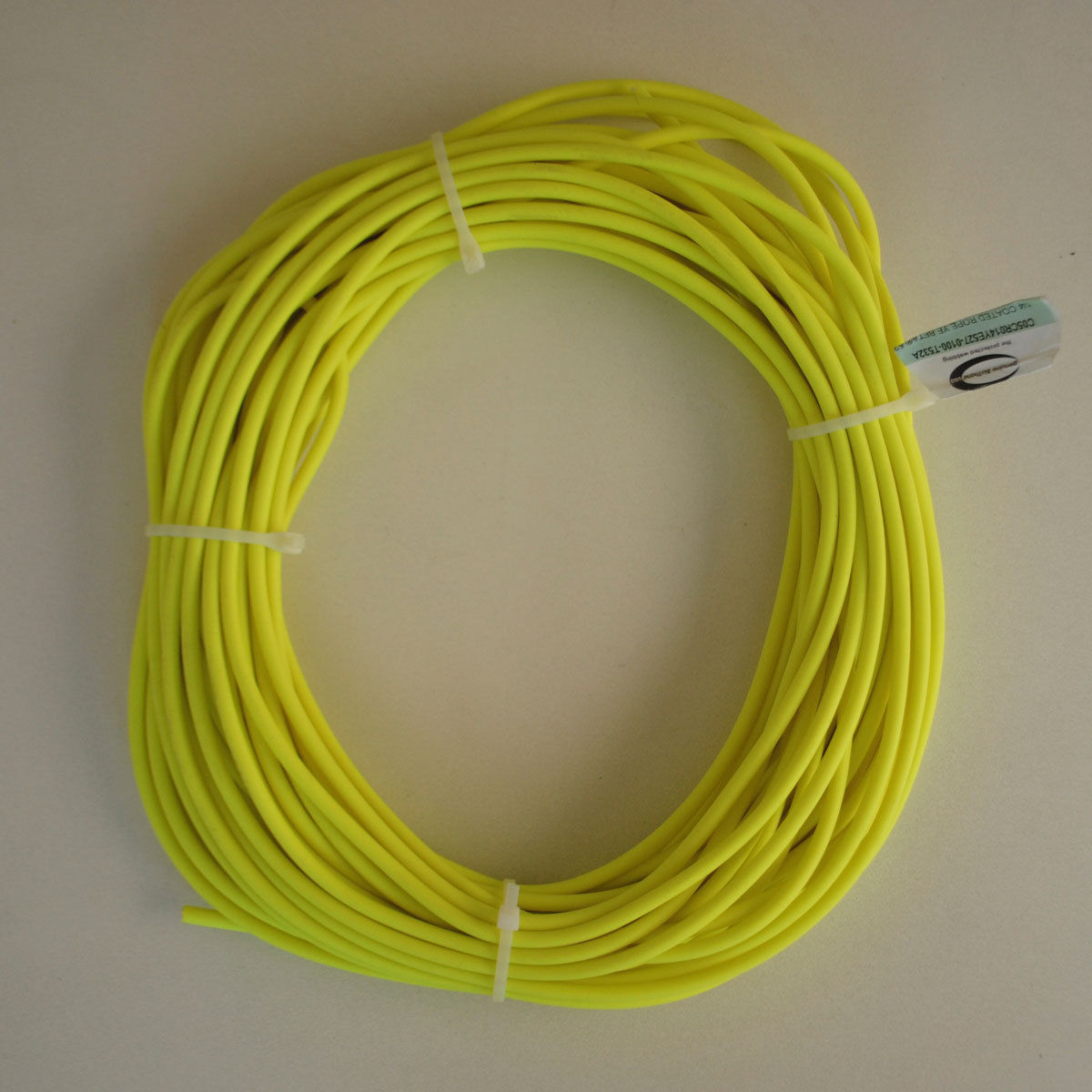 Reststück 3m Beta-Biothane 6,4mm NEONGELB RUND