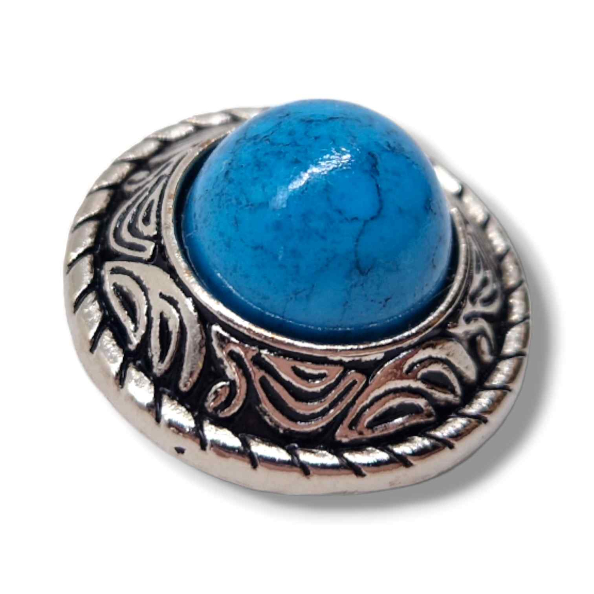 Concho dicke Kugel Blau 20mm (5)