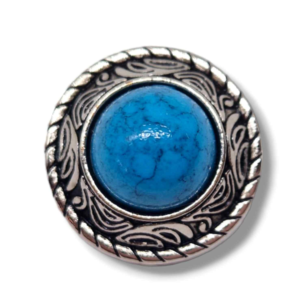 Concho dicke Kugel Blau 20mm (5)