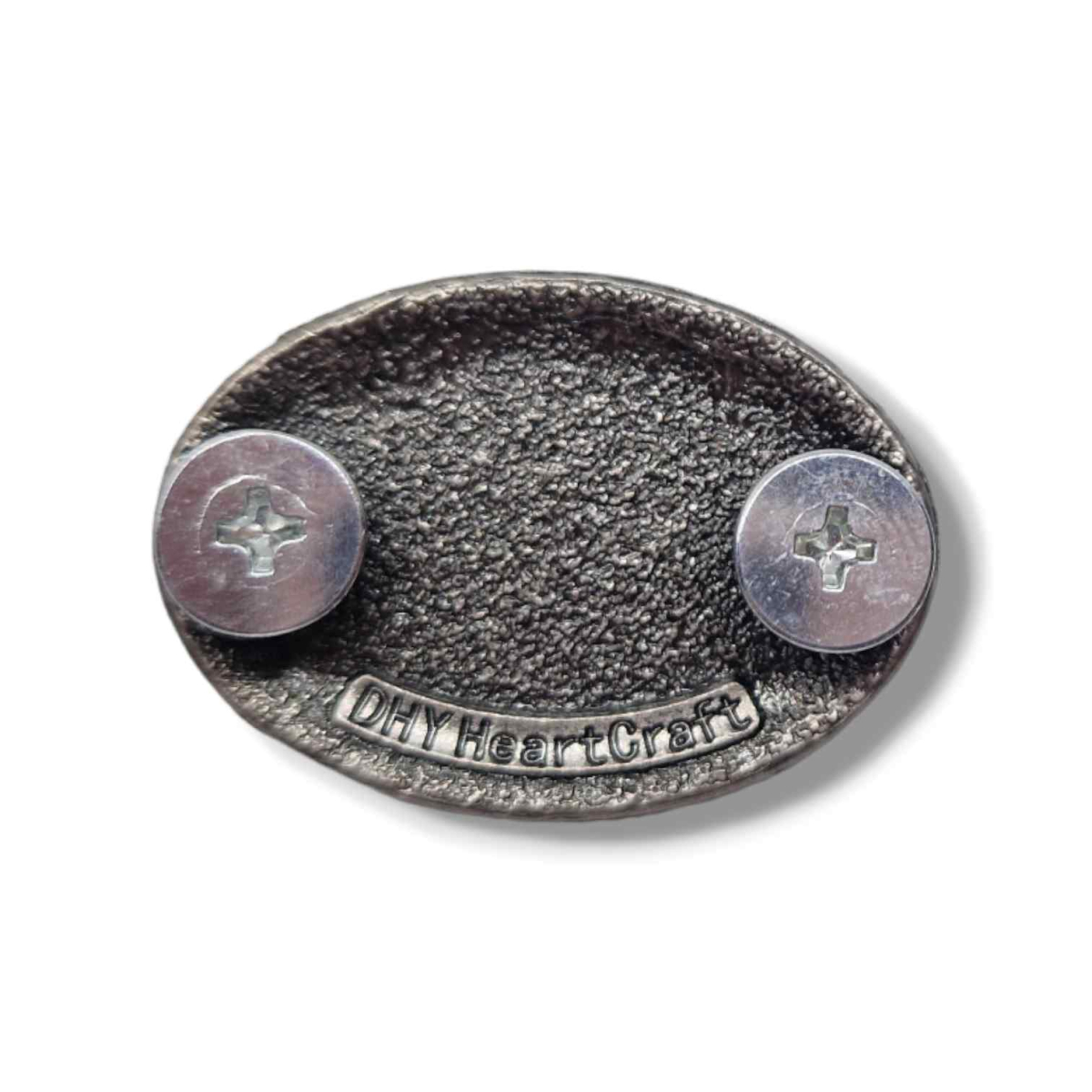 Concho "Western" silber mit blauem Stein
