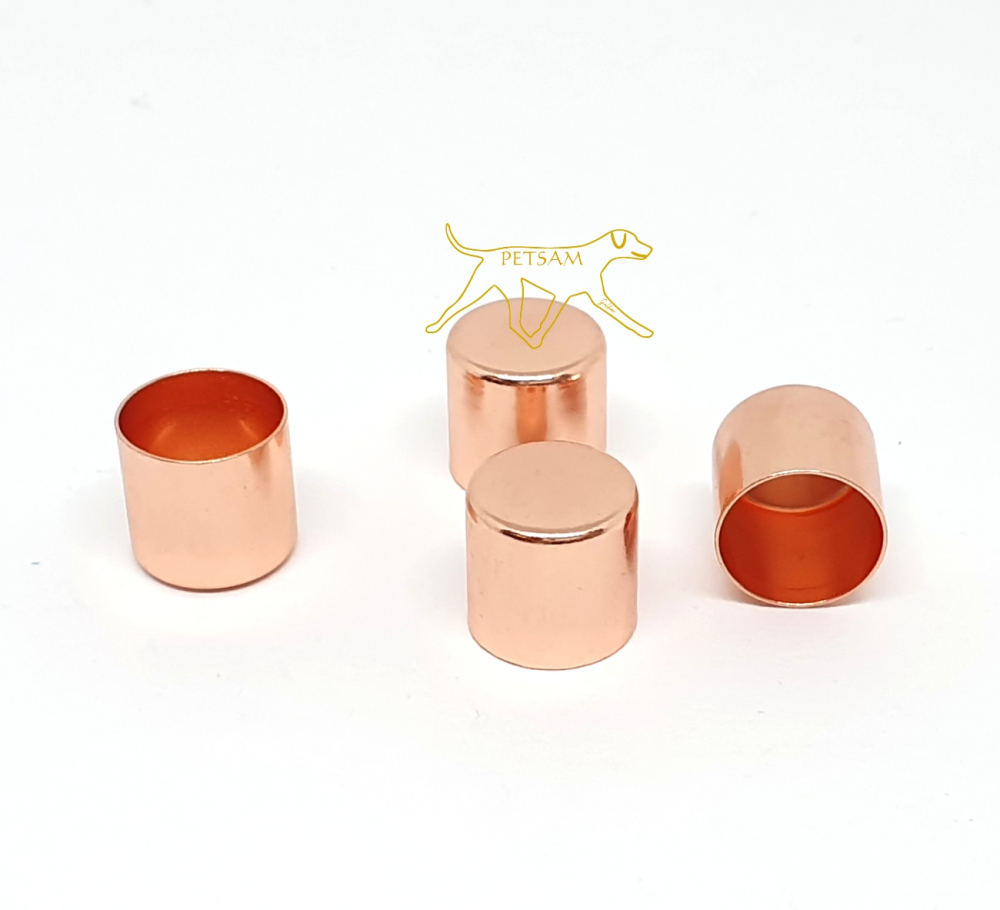 Endkappe für 10mm TAU Rosegold (abgerundet)