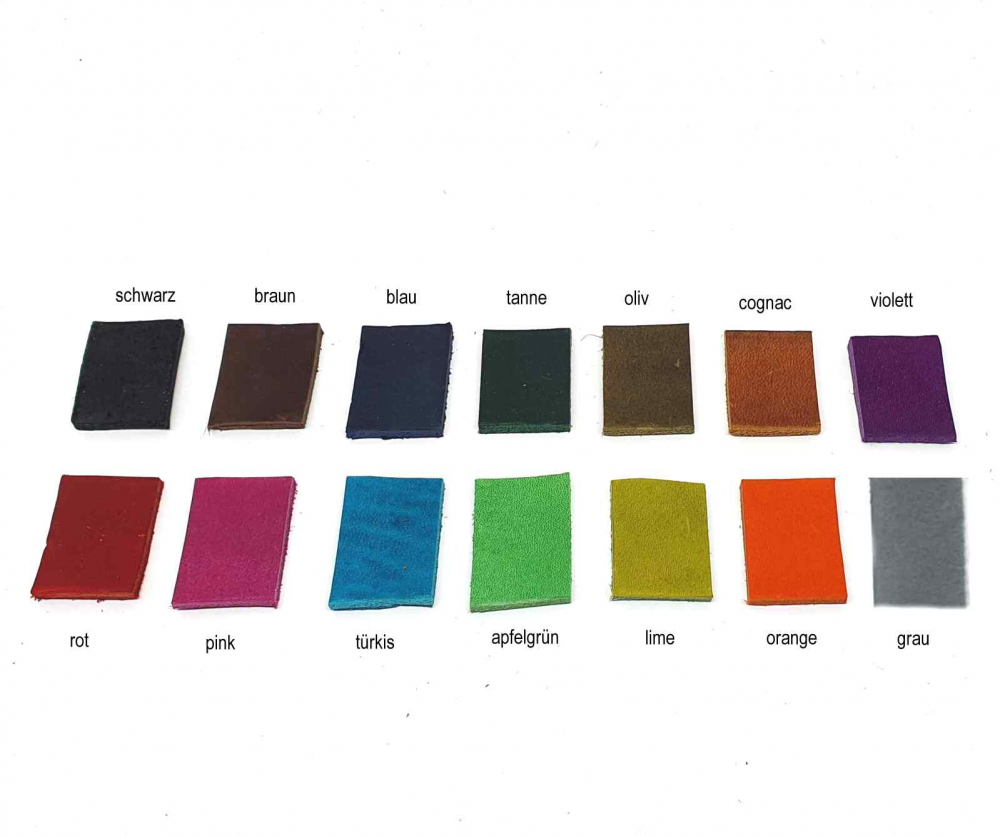 Fettleder Halsband Geschirrschnalle Schwarz - zeitlos