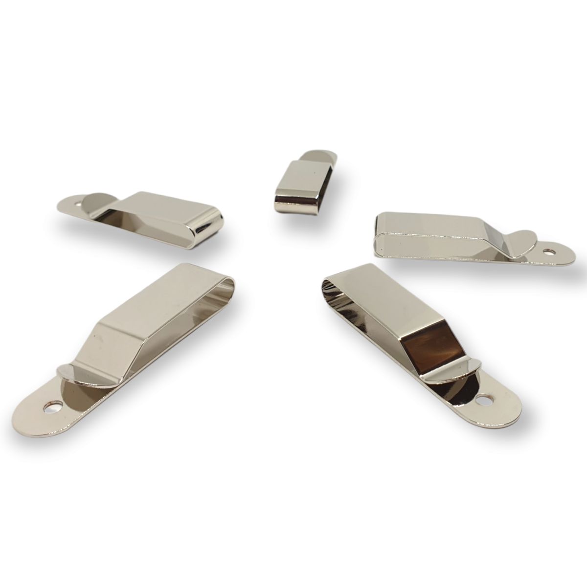 Gürtelclip silber schmal (97)
