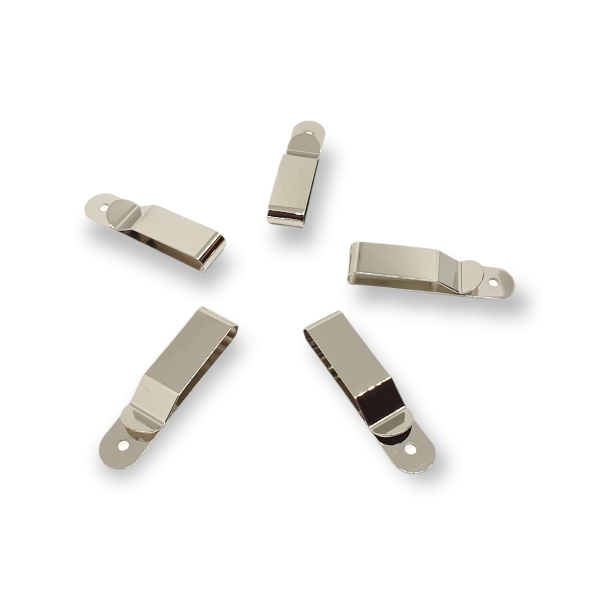 Gürtelclip silber schmal (97)