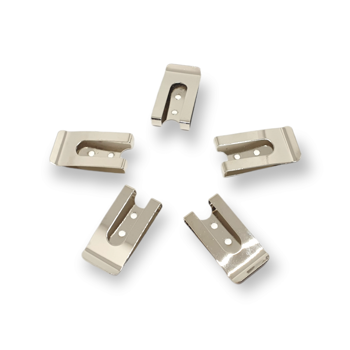 Gürtelclip silber breit (96)